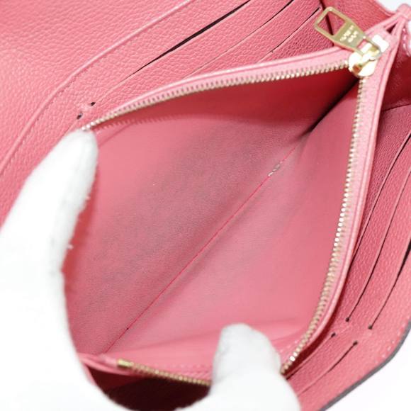 LOUIS VUITTON Empreinte Portefeiulle Sarah Long Wallet Pink M61801 Auth am7135 - Picture 10 of 16